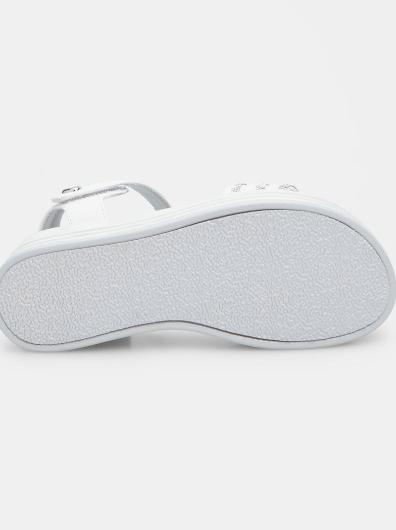Sandales avec plateforme BATA Blanc - Kiabi