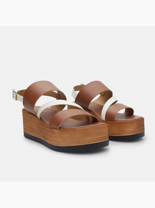 Sandales avec plateforme de 6,5 cm BATA - Kiabi