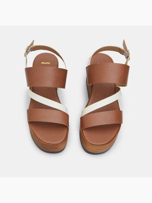 Sandales avec plateforme de 6,5 cm BATA - Kiabi