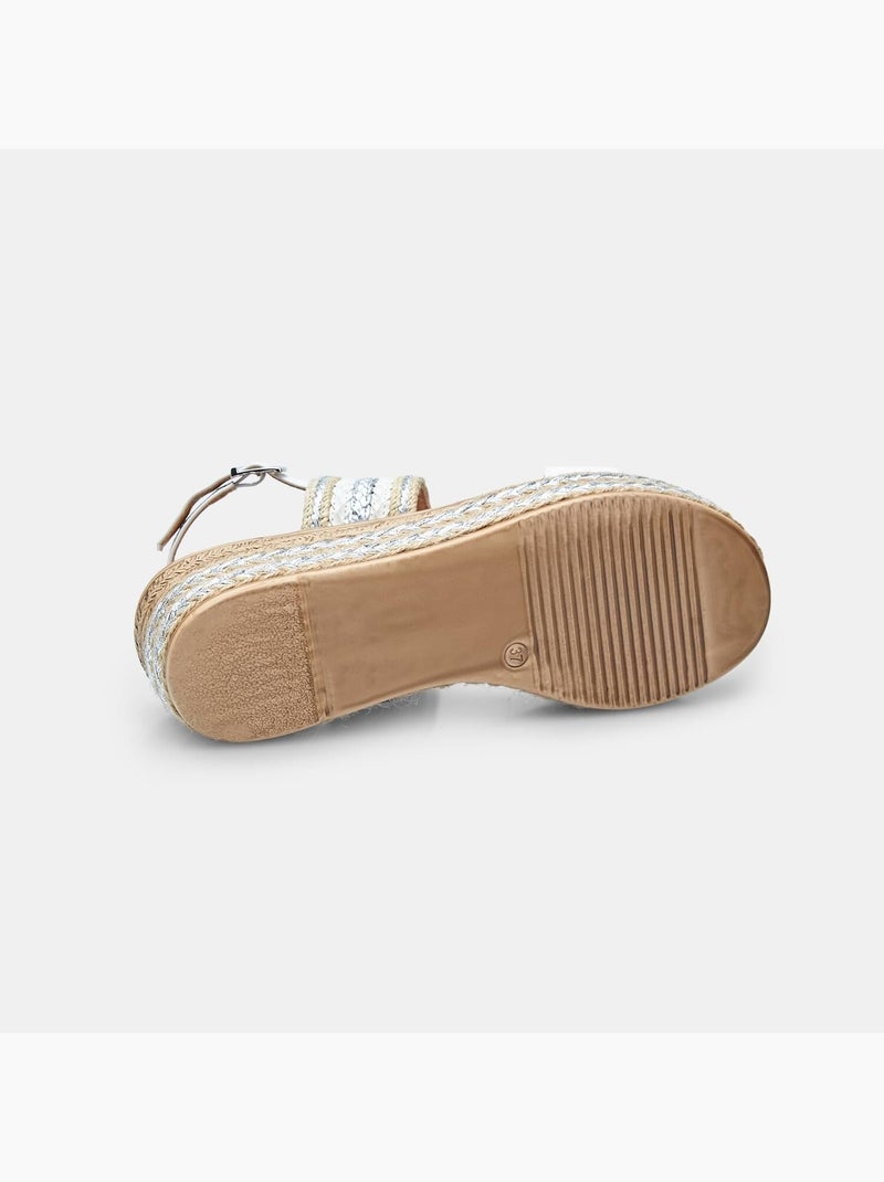 Sandales avec platform BATA Blanc - Kiabi