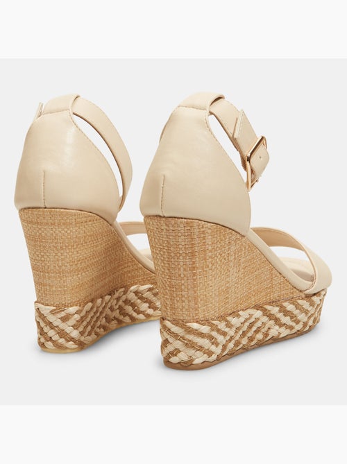Sandales avec semelle compensée BATA - Kiabi