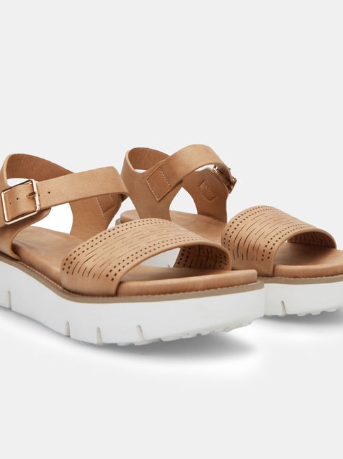 Sandales avec semelle plate-forme de 4 cm BATA - Kiabi