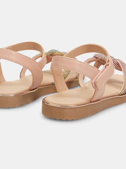 Sandales avec strass BATA - Kiabi