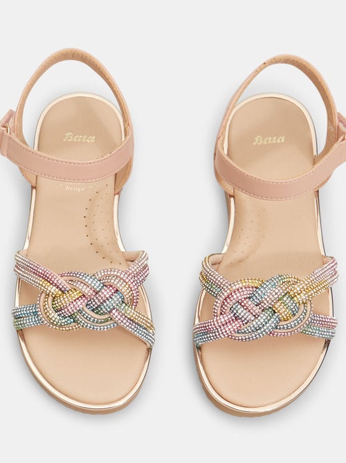 Sandales avec strass BATA - Kiabi