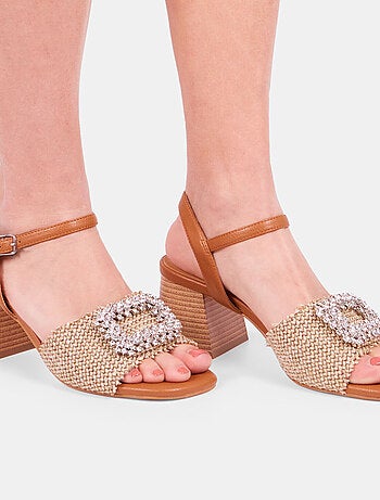 Sandales avec talon 6 cm BATA