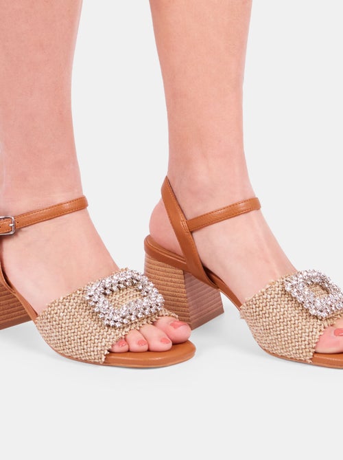 Sandales avec talon 6 cm BATA - Kiabi