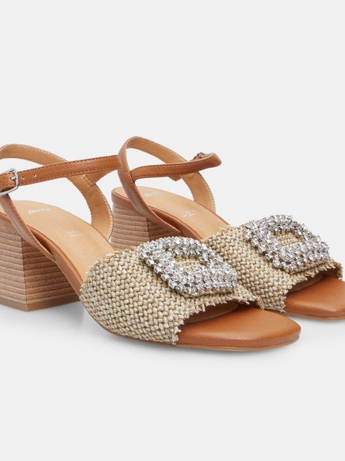Sandales avec talon 6 cm BATA - Kiabi