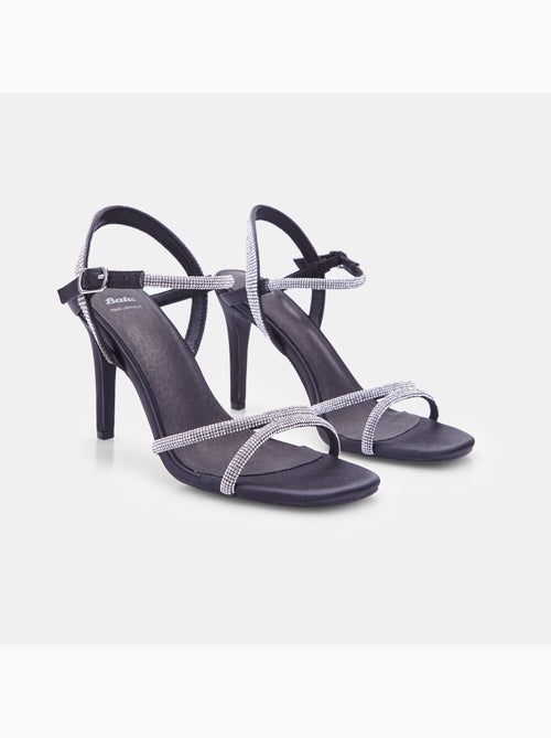Sandales avec talon bata - Kiabi