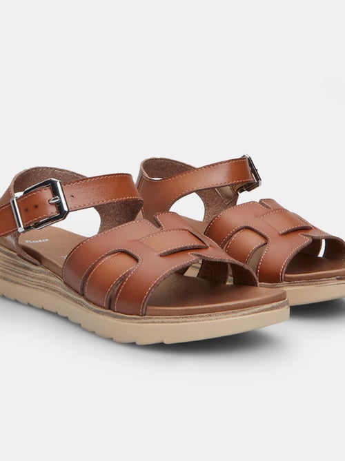 Sandales avec talon compensé de 3,5 cm BATA - Kiabi