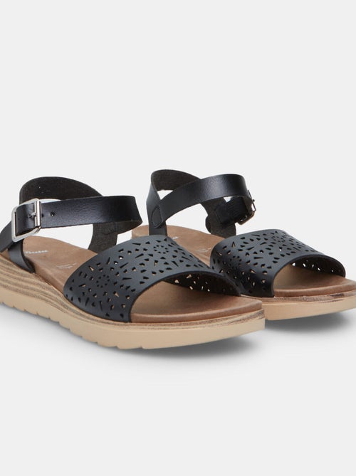 Sandales avec talon compensé de 3,5 cm BATA - Kiabi