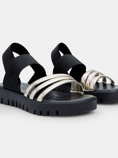 Sandales avec talon compensé de 3,5 cm BATA - Kiabi