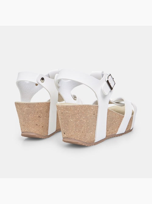 Sandales avec talon compensé de 6 cm BATA - Kiabi