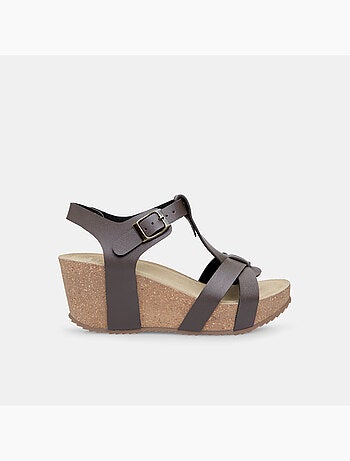 Sandales avec talon compensé de 6 cm BATA