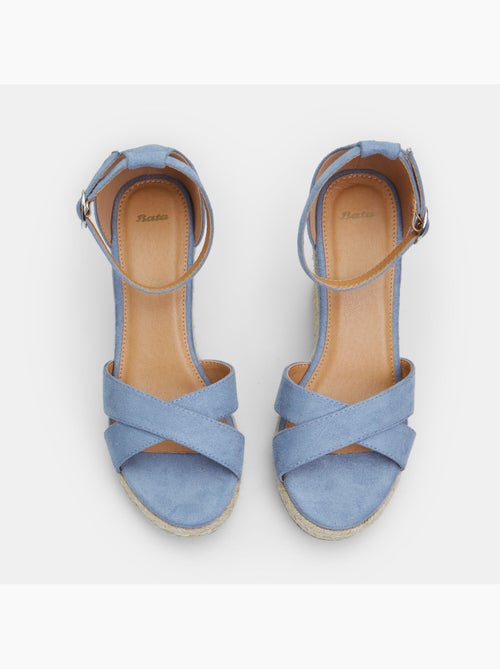 Sandales avec talon compensé de 9 cm BATA - Kiabi