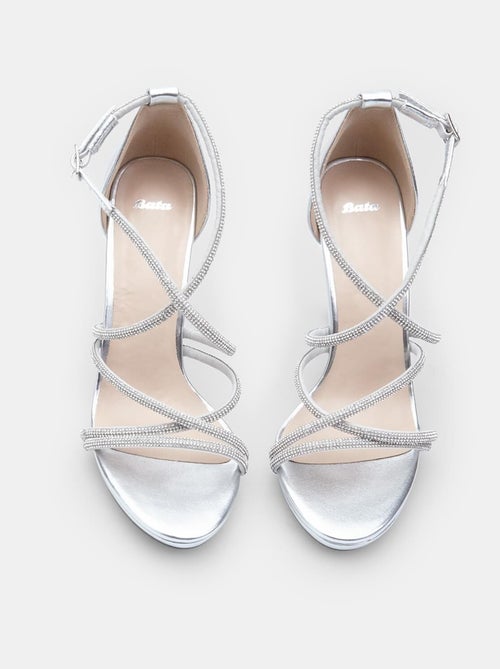 Sandales avec talon de 11 cm BATA - Kiabi