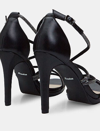 Sandales avec talon de 11 cm BATA