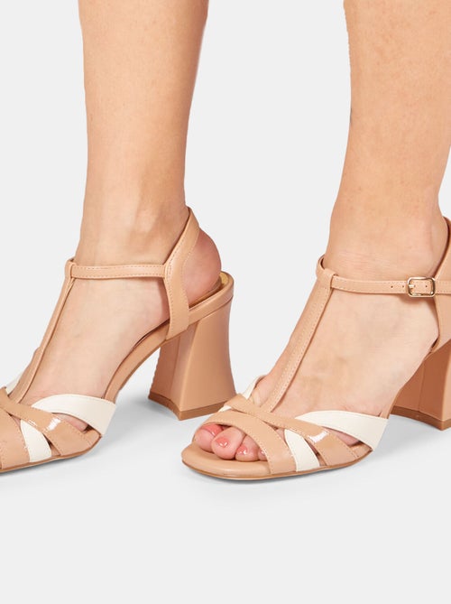 Sandales avec talon de 7,5 cm BATA - Kiabi