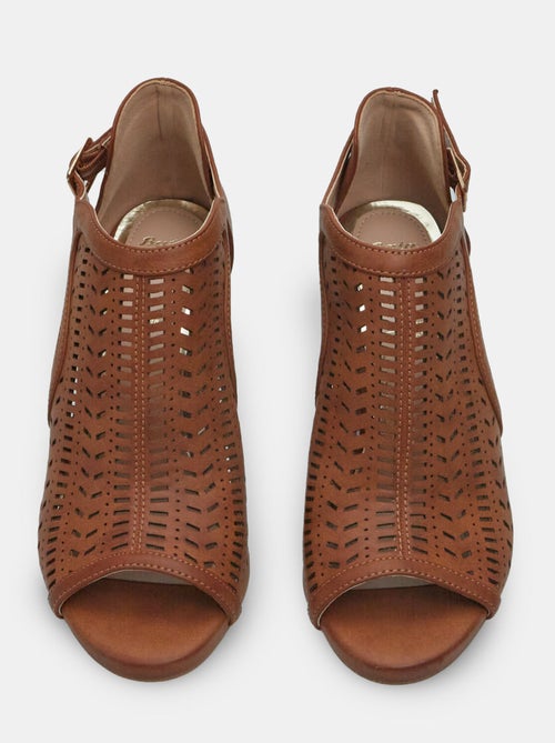 Sandales avec talon de 8,5 cm et plateforme de 1 cm BATA - Kiabi