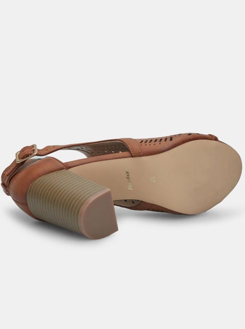 Sandales avec talon de 8,5 cm et plateforme de 1 cm BATA - Kiabi