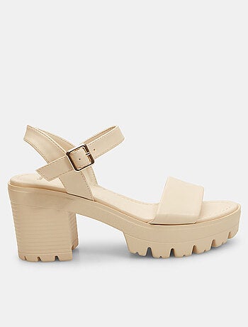 Sandales avec talon épais BATA