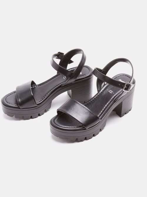 Sandales avec talon épais BATA - Kiabi