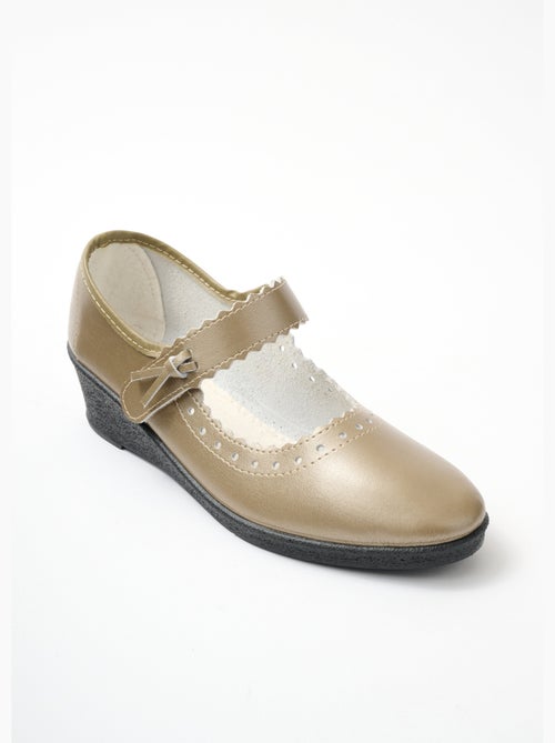 Sandales babies cuir largeur confort - Afibel - Kiabi