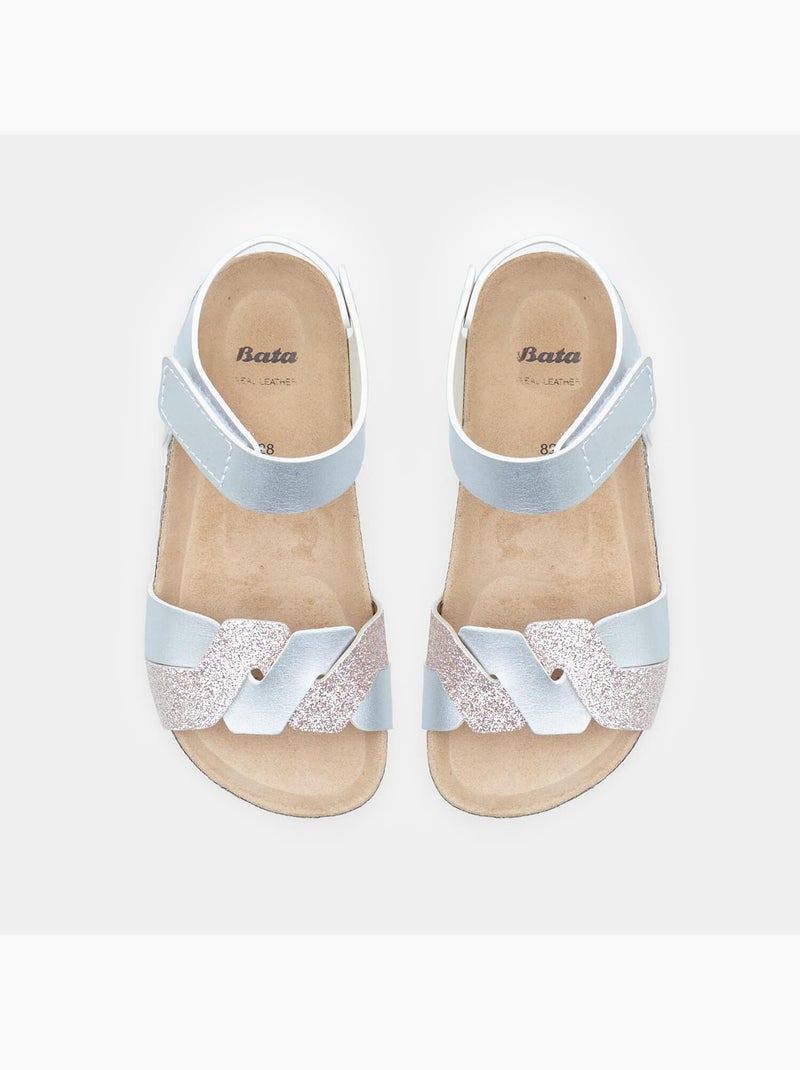 Sandales BATA Argent - Kiabi