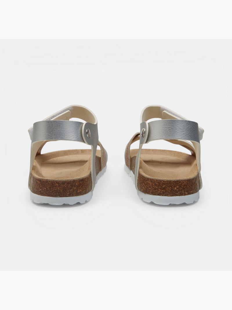 Sandales BATA Argent - Kiabi