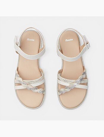 Sandales bata avec brides croisées