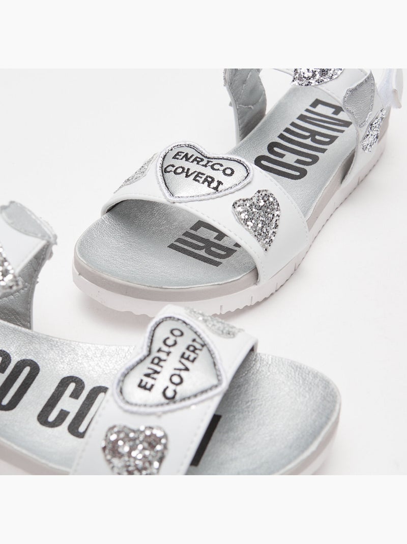 Sandales BATA avec clous Blanc - Kiabi
