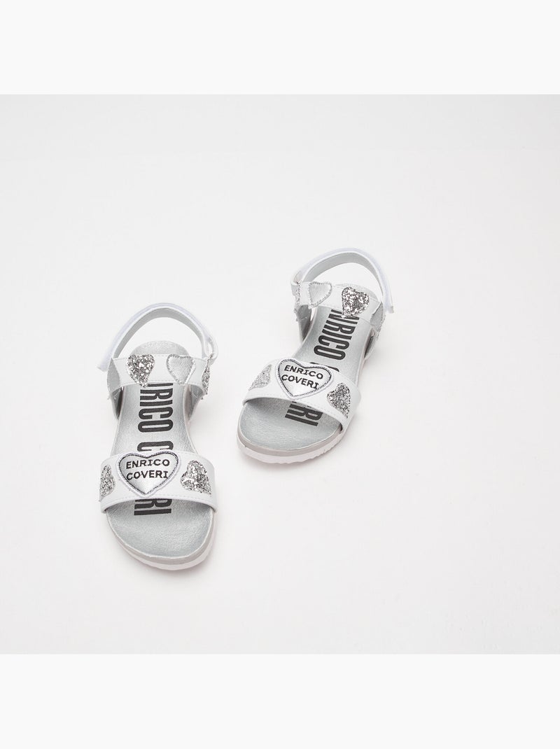 Sandales BATA avec clous Blanc - Kiabi