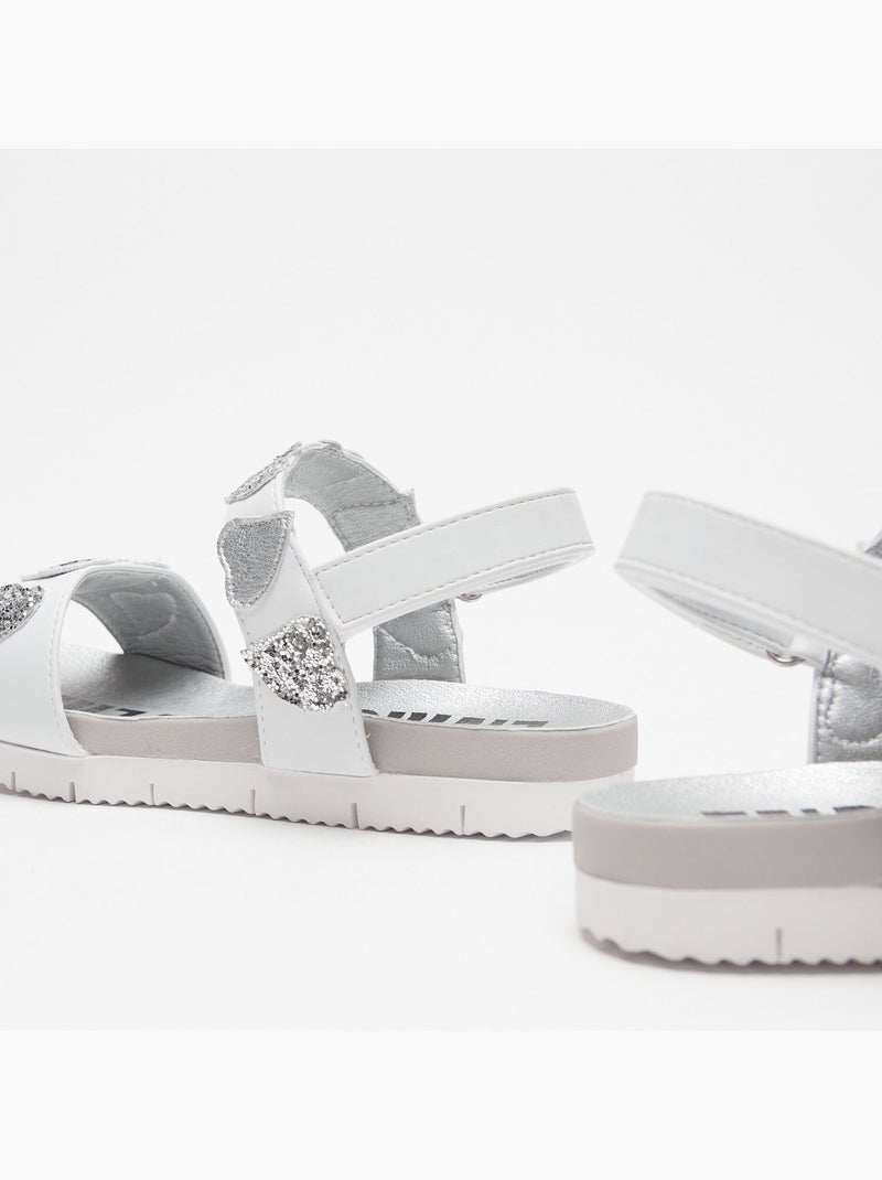 Sandales BATA avec clous Blanc - Kiabi