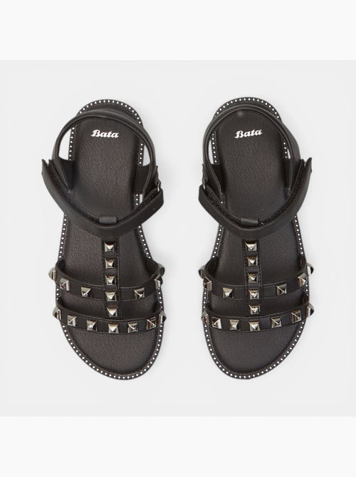 Sandales Bata avec clous - Kiabi
