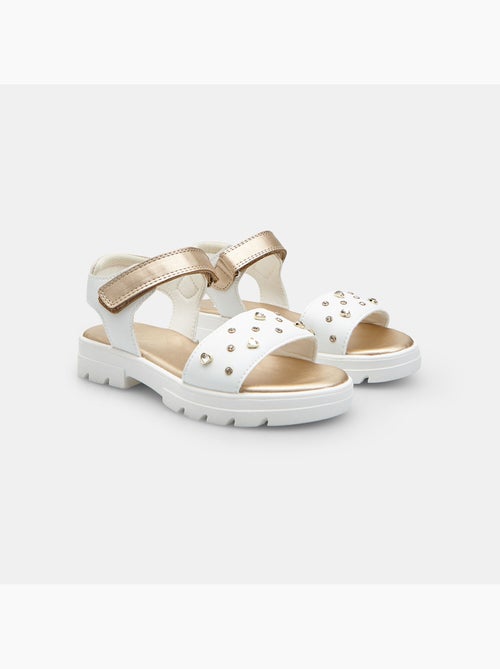Sandales Bata avec semelle plateforme - Kiabi