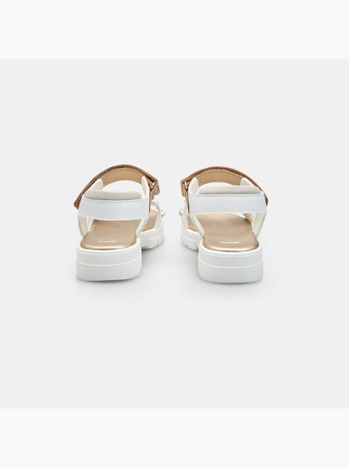 Sandales Bata avec semelle plateforme - Kiabi