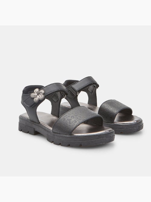 Sandales Bata avec semelle plateforme - Kiabi