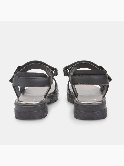 Sandales Bata avec semelle plateforme - Kiabi