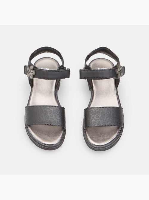 Sandales Bata avec semelle plateforme - Kiabi