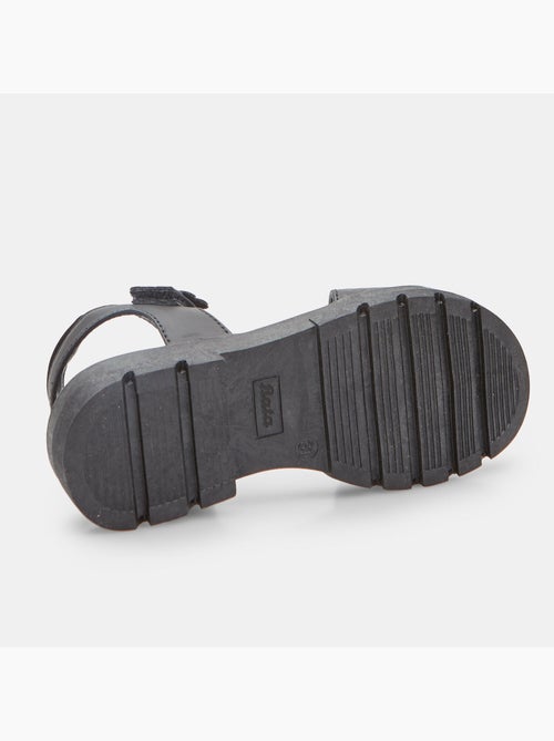 Sandales Bata avec semelle plateforme - Kiabi