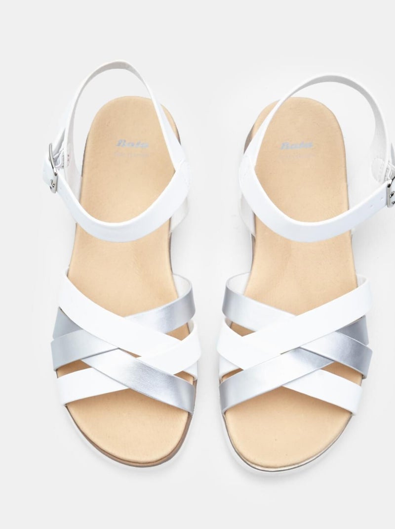 Sandales  BATA Blanc - Kiabi