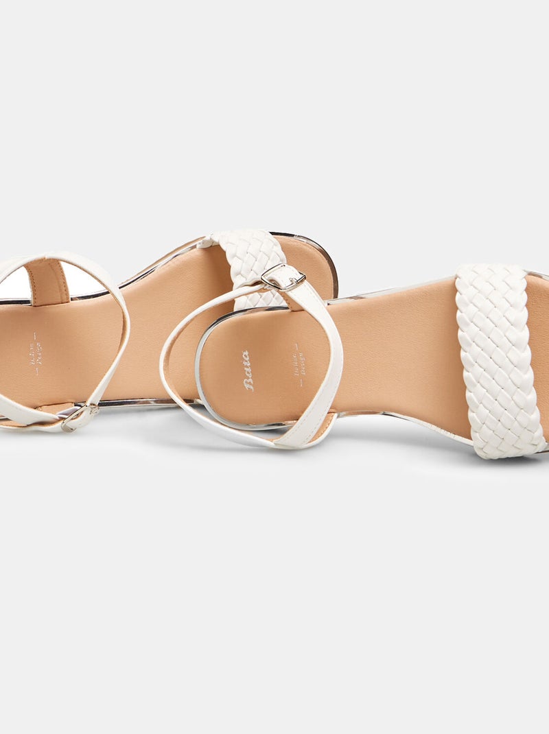 Sandales BATA  confortables Blanc - Kiabi