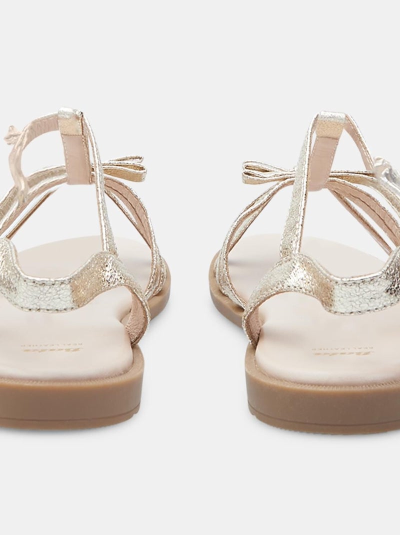 Sandales BATA  confortables Doré/or - Kiabi
