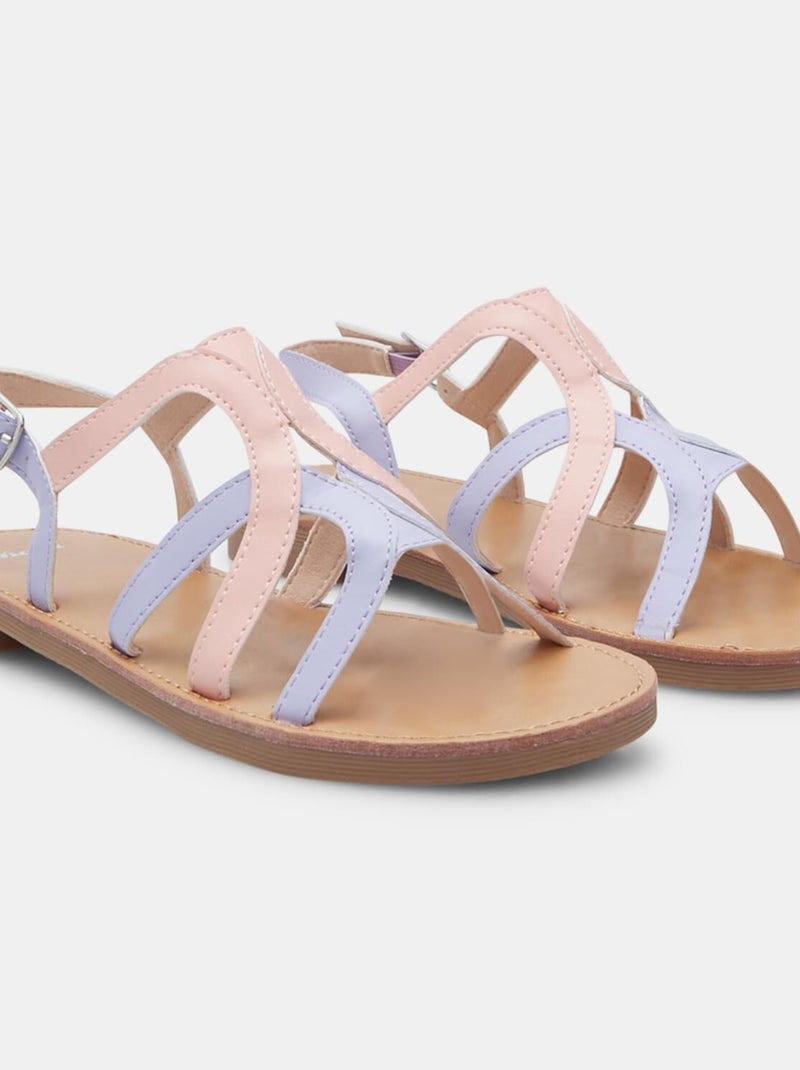 Sandales BATA  confortables Multicolore - Kiabi