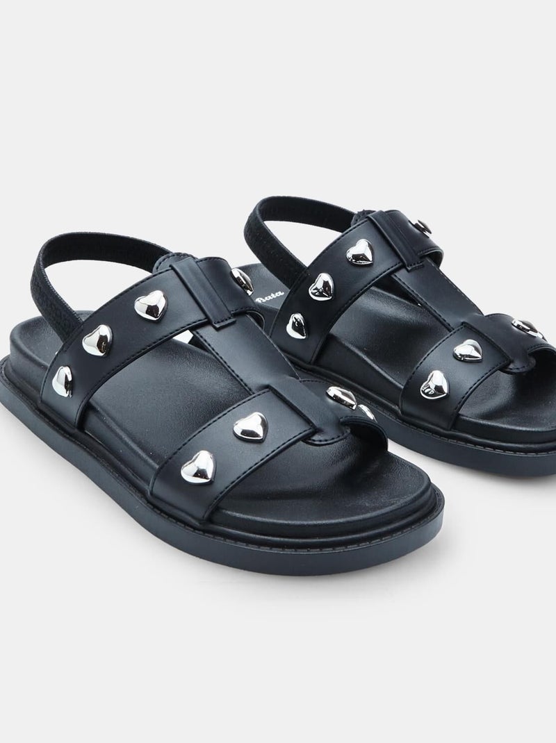 Sandales BATA  confortables Noir - Kiabi