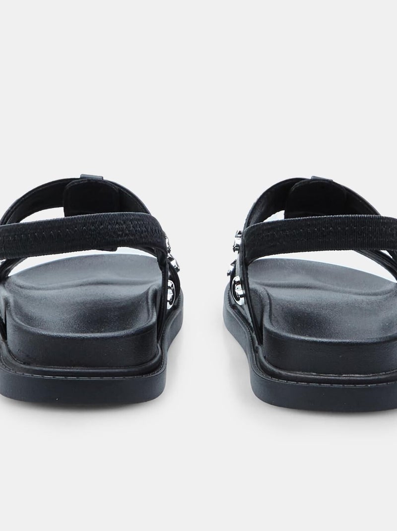 Sandales BATA  confortables Noir - Kiabi