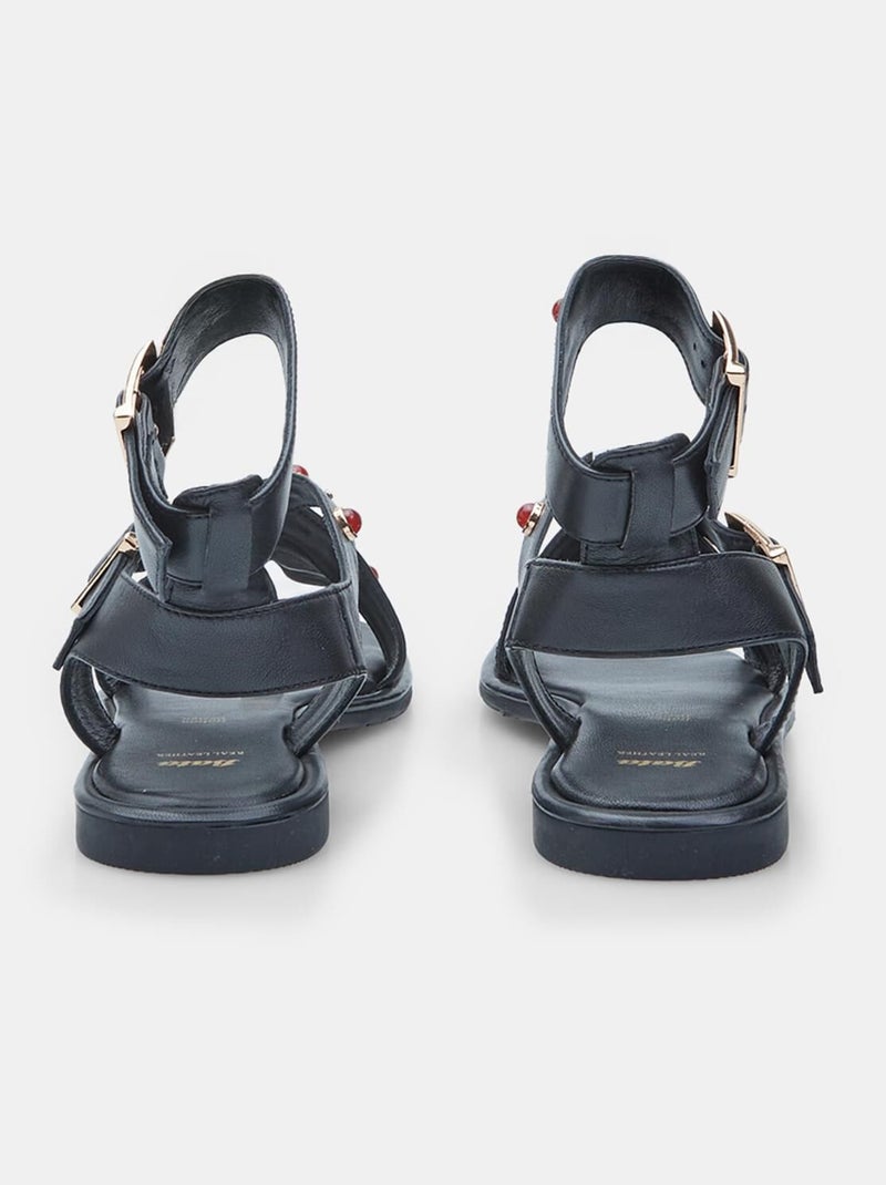 Sandales BATA  confortables Noir - Kiabi