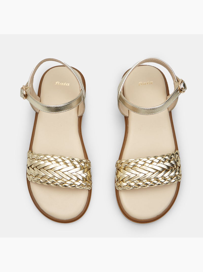 Sandales Bata Doré/or - Kiabi