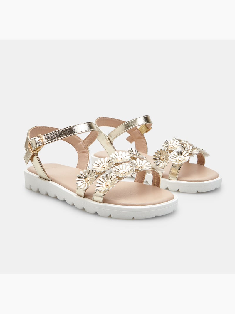 Sandales BATA Doré/or - Kiabi