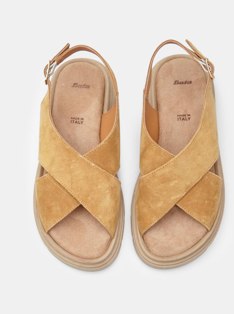 Sandales  BATA Marron - Kiabi