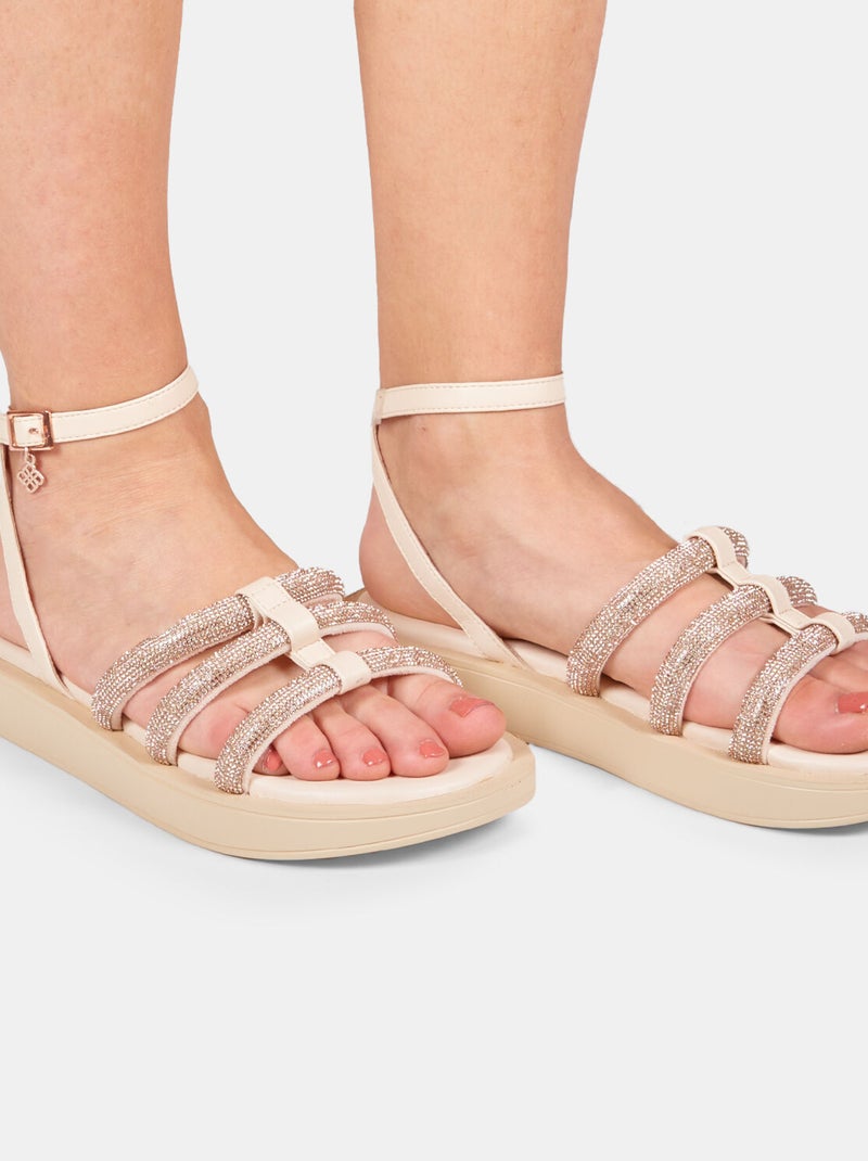 Sandales Bata Red Label avec plateforme 2,5 cm Beige - Kiabi